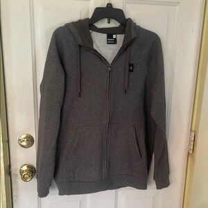 Under Armour Gray Zip Up Sweatshirt with Hood